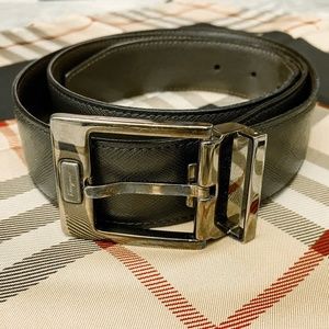Mont Blanc Belt AND Ferragamo Belt BUNDLE